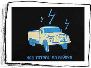 Topy, tričká, tielka - Nad Tatrou sa blýska 01  – L veľkosť / SALE - 6022469_