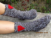Ponožky, pančuchy, obuv - Hnedé ponožky - 6022882_