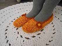 Ponožky, pančuchy, obuv - Jesenné papuče - 6029134_