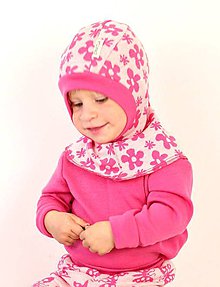 Detské čiapky - Kukla MERINO VLNA jednostranná s lemom - VÝBER FARIEB - (veľ. 46-47-48cm (1-3roky)) - 6035981_
