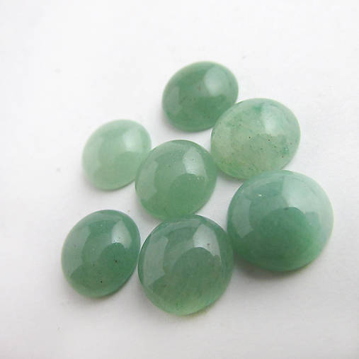 Minerály - Kabošon / 10mm (Avanturín) - 6038438_