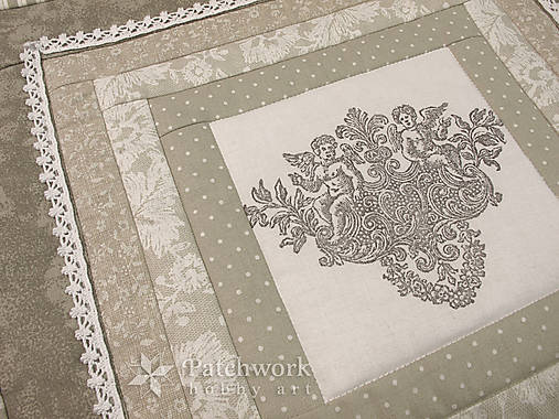 Obliečka na vankúš Vintage, Anjelici