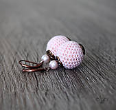  - Náušnice Pink Pearls - 6043363_