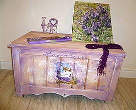 Nábytok - Truhlica-lavica "Lavenders" - 6044441_