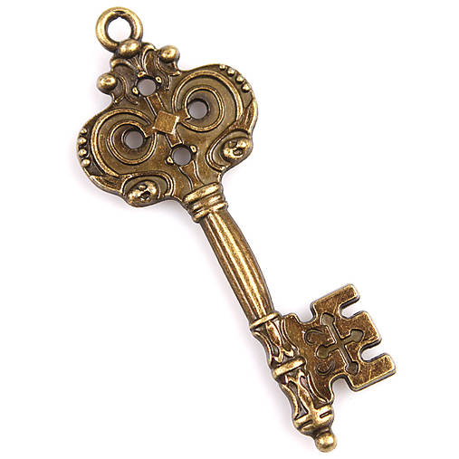  - Kľúč antik bronz - 6050464_