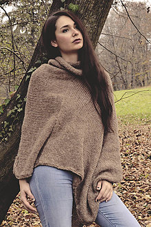 Svetre a kardigány - pončo - 6052997_