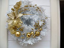 Dekorácie - Vianočný veniec na dvere - 6055479_