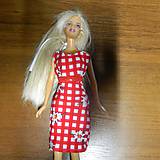 Šité Barbie šaty (veselé letné šaty)