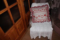 Úžitkový textil - vankúšik s vianočným motívom - 6065578_