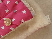 Detský textil - Merino Blankets 75 x 105 cm Hviezdička ružová pink - 6071729_
