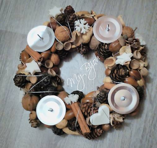 - Dary prírody - adventný venček - 6074000_