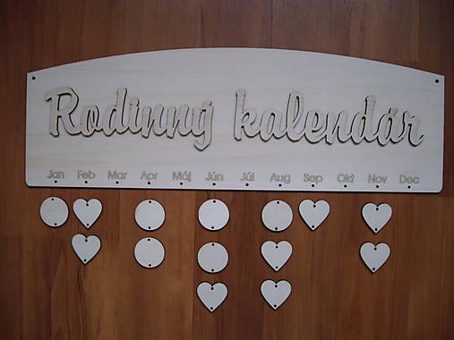 Polotovary - Rodinný kalendár 3 - 6081803_