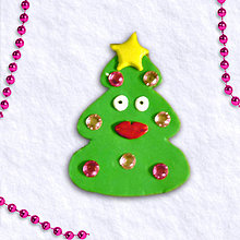 Magnetky - Vianočný stromček s osobnosťou (3 - zamilovaný) - 6084004_