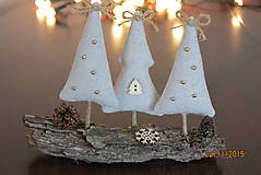 Dekorácie - Vianočné stromčeky na kôre - 6093333_