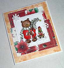 Papiernictvo - Vianočný medvedík - 6112722_