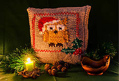 Úžitkový textil - vianočná sovička - 6112194_