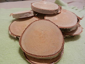 Polotovary - drevené kolieska 5-8 cm - 6119082_