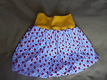 Detské oblečenie - Balónová sukňa s lienkami - 6121891_