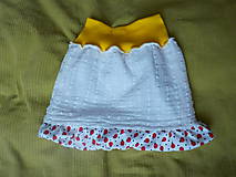 Detské oblečenie - Balónová sukňa s lienkami - 6121903_
