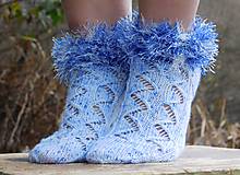 Ponožky, pančuchy, obuv - Ponožky - modrá cica(v.38-39) - 6125341_