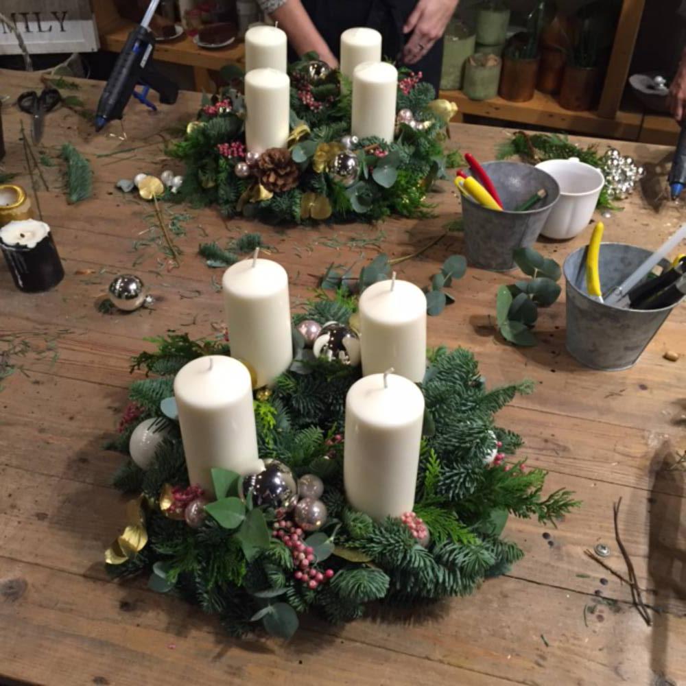 WORKSHOP(kurz) na výrobu Adventného/Vianočného  venca