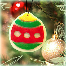 Dekorácie - Svietiaca vianočná dekorácia (vianočná guľa) - 6141385_