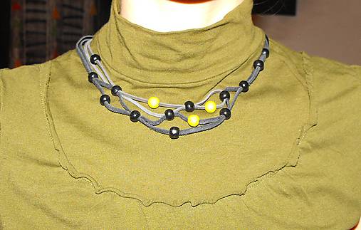 Náhrdelníky - Náhrdelník- V sieti - 6146111_