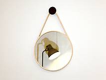 Marc Drop Mirror - drevené nástenné zrkadlo