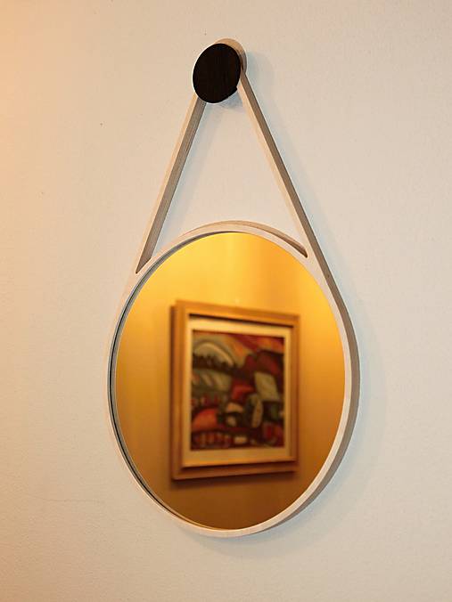 Marc Drop Mirror - drevené nástenné zrkadlo