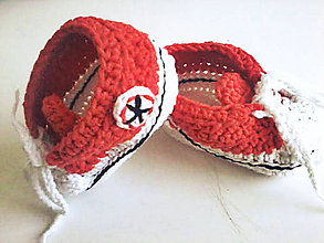 Detské topánky - T e n i s k y /..červené (do 1,5 roka) - 6172006_