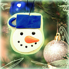 Dekorácie - Svietiaca vianočná dekorácia - 6174256_