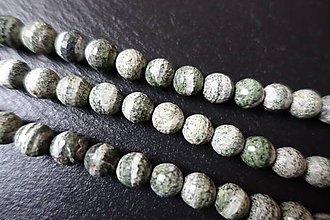 Minerály - Hadec (serpentinit) zelený fazetovaný 10mm - 6177872_