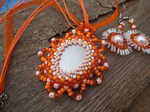 Sady šperkov - súprava oranžová - 6184355_