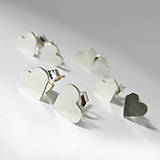 Sady šperkov - MiniMe / Valentínky (Náušky matné Ag925 / pár) - 6187027_