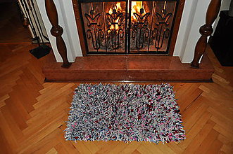 Úžitkový textil - Strapatý koberec do ružova - 6195165_