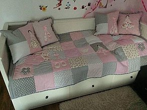 Úžitkový textil - Prehoz na dievčenskú posteľ - baletka pre Táničku :-) - 6208989_