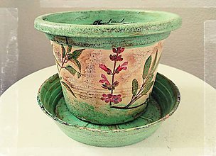 Nádoby - Kvetináč Vintage Nr.2 - 6212101_