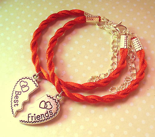 Náramky - Polsrdiečka Best Friends - 6216594_