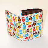 Peňaženky - peněženka Mini Owl 13cm - 6222461_