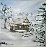 Obrazy - dreveničky v zime 2 - 6226821_