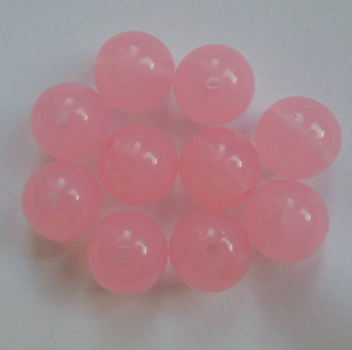 MILK plast 11mm-ružová-1ks