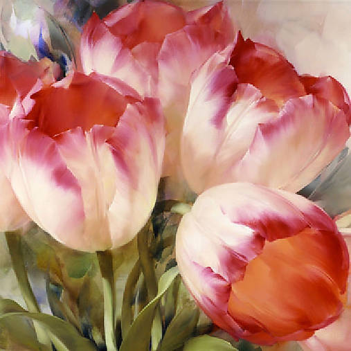  - Servítka "Tulips dream", ihneď - 6232809_
