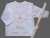 Detské oblečenie - košielka na krst - 6254215_