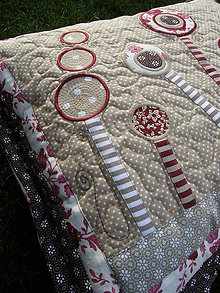 Úžitkový textil - V krajine zázrakov...bordó-hnedá verzia -vankúše :) - 6257018_