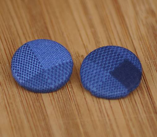 Buttony 25 mm - modré