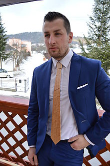 Pánske doplnky - Drevená kravata   Drewomil - 6276808_