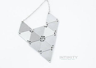 Náhrdelníky - Trojúhelník - náhrdelník Velká liška - 6288708_