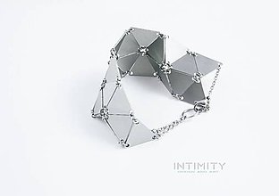 Náramky - Trojúhelník- náramek Dvojitý - 6288778_