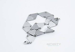 Náramky - Trojúhelník- náramek Kosočtverec dlouhý - 6290574_