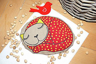Detský textil - peckový polštářek pro miminka - 6291962_